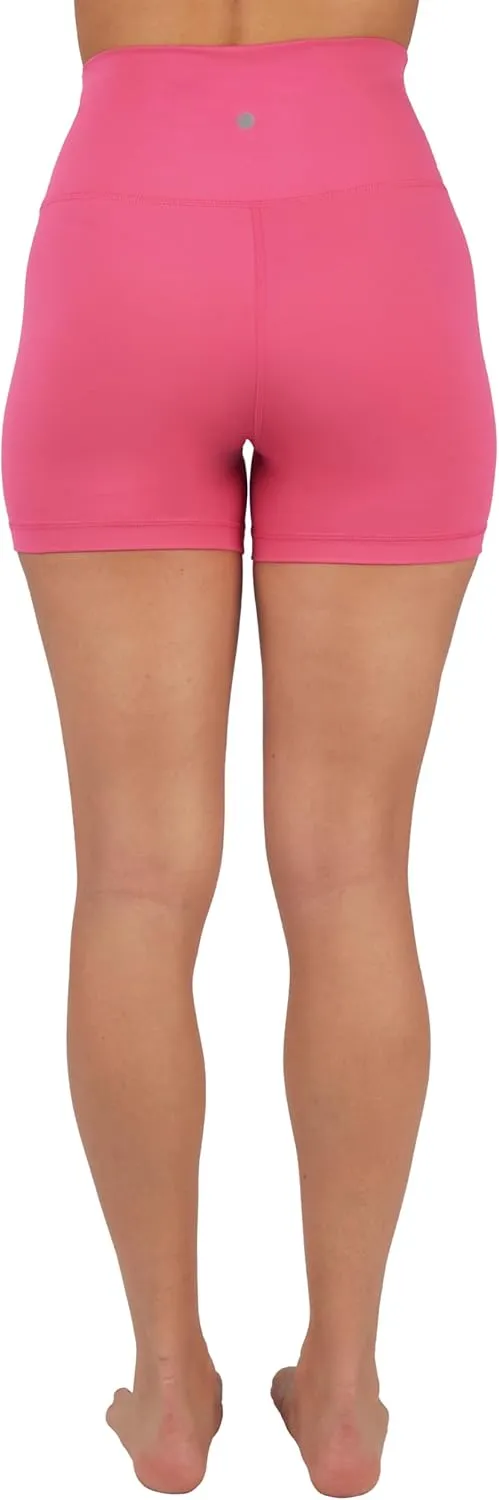 Yogalicious Lux High Waist Squat Proof Biker Short - 2 Pack 5", 7"
