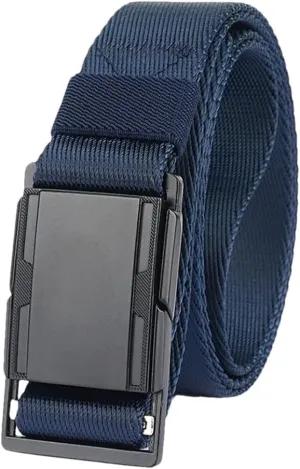 YTR6TW Men's Thin Belt Men Women Soft Nylon Outdoor Tactical Casual Belts Male Jeans Waistband